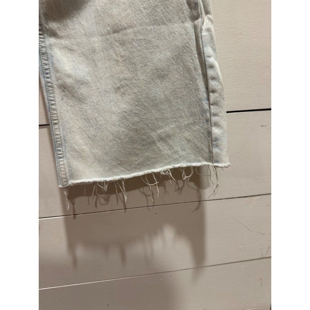 Free People Jeans Gold Coast High Rise Straight Flare Sz 30 EUC - Picture 4 of 8